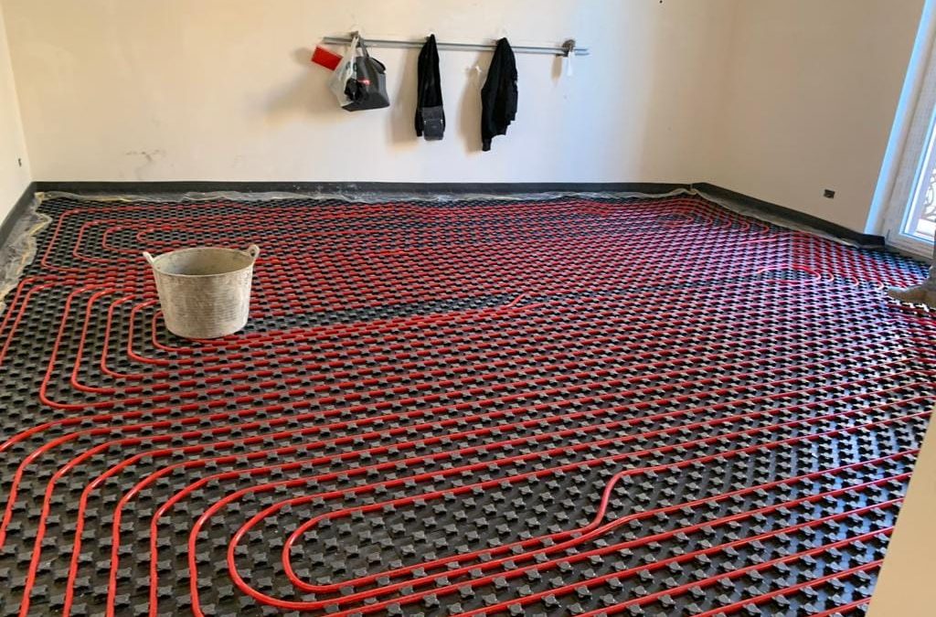 Realizzazione di pavimenti radianti